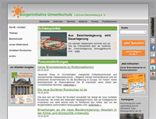 Tablet Screenshot of bi-luechow-dannenberg.de